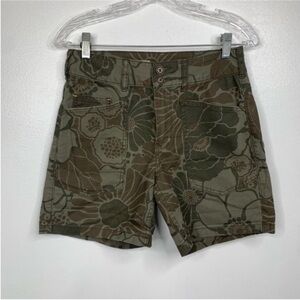Pilcro‎ and the Letterpress The Wanderer Short Green Floral 25 Women’s OB1560834